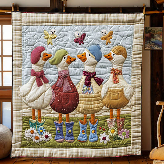 Four Little Geese WJ2503010CL Quilt