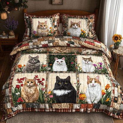 Whispering Petal Cat WN0611111CL Duvet Cover Set