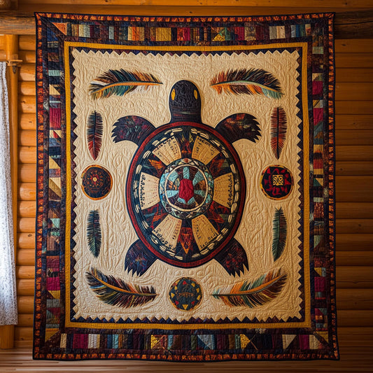 Tribal Turtle CW1007046CL Quilt