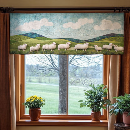Sheep Mountain WX1405037CL Quilted Valance