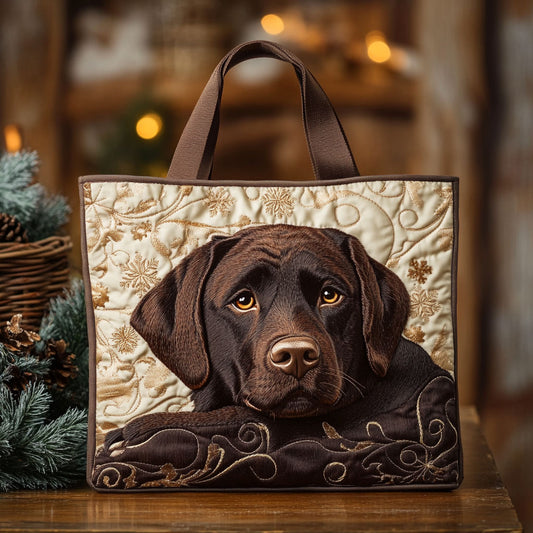 Labrador Charm CW3010015CL Quilted Tote Bag