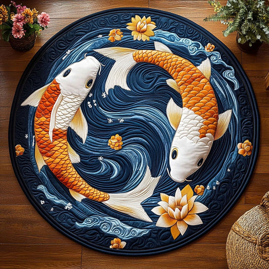 Soulful Waters WY0508009CL Quilted Round Mat