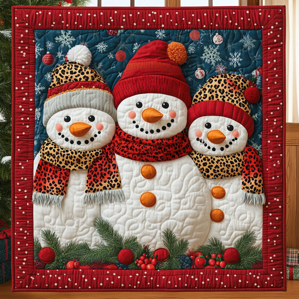 Cheerful Snowman CW1411059CL Quilt