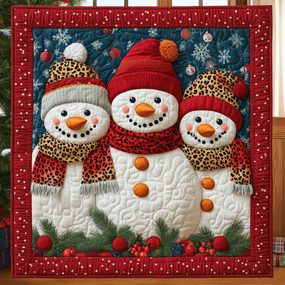 Cheerful Snowman CW1411059CL Quilt
