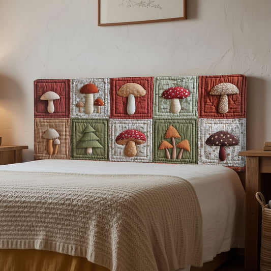 Mushroom Meadow CP3012001CL Quilted Headboard Slipcover