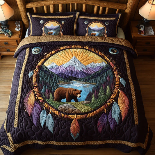 Bear In Dreamcatcher WY2006002CL Duvet Cover Set