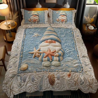 Gnome And Ocean Treasures WN0801078CL Duvet Cover Set