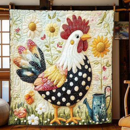 Chicken Charm WJ2712011CL Quilt