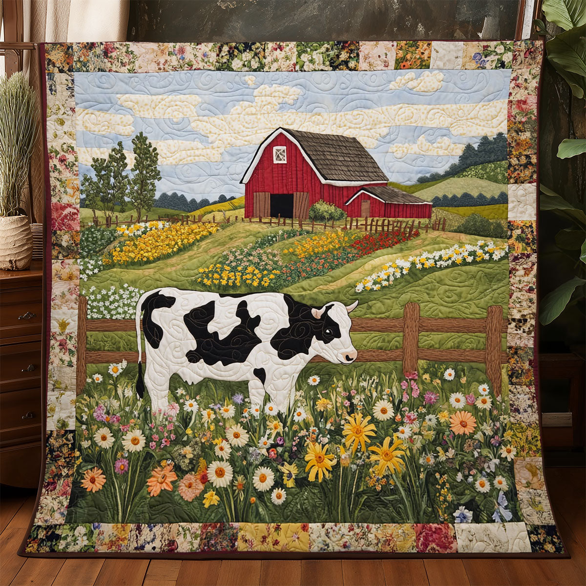 Bucolic Wildflower Friend WJ1504002CL Quilt