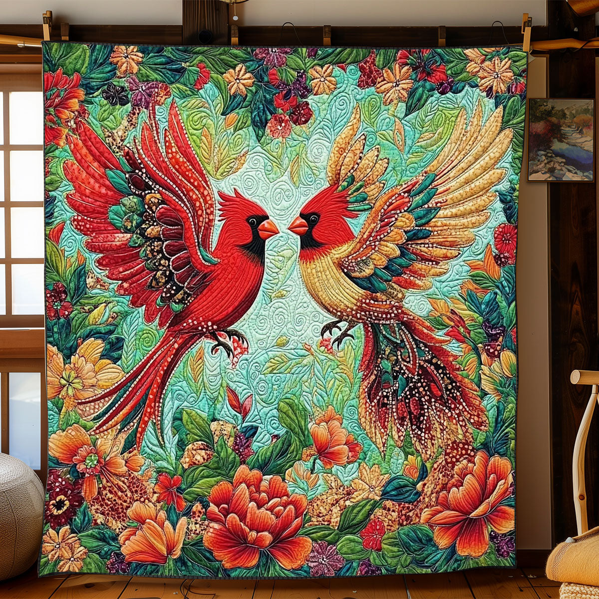 Cardinal Bloom WJ3112005CL Quilt