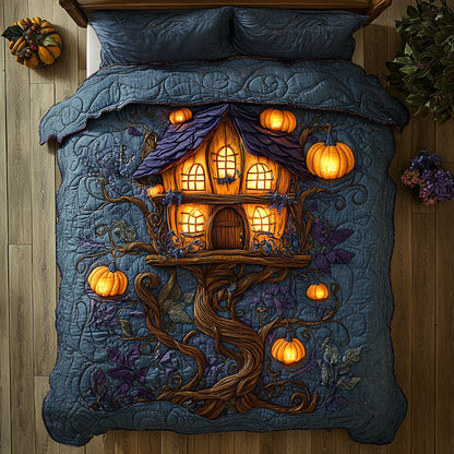 Pumpkin Lantern Cottage WN1507071CL Duvet Cover Set