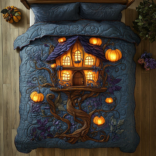 Pumpkin Lantern Cottage WN1507071CL Duvet Cover Set