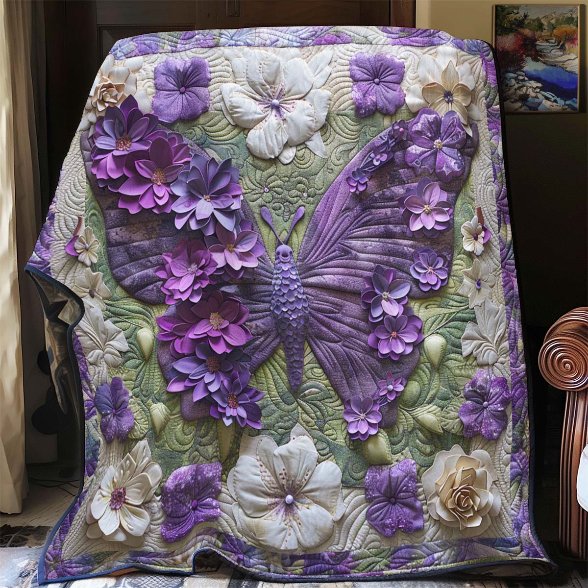 Butterfly Bloom YR0301022CL Quilt