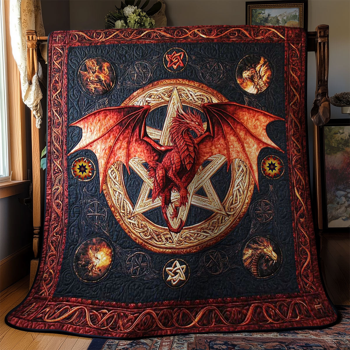 Celtic Dragon Star WN1912059CL Quilt