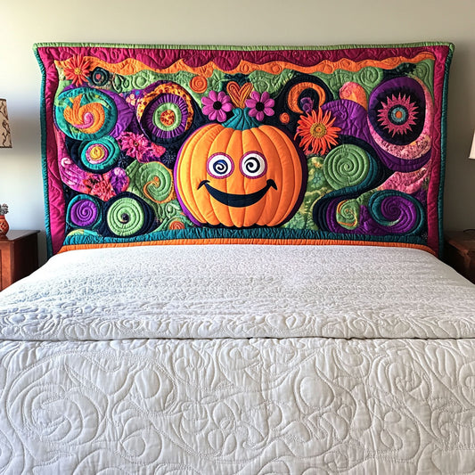 Colorburst Pumpkin WN0501011CL Quilted Headboard Slipcover