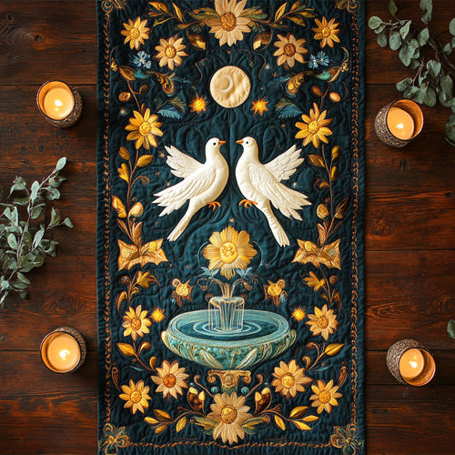Tranquil Spirit CM1305011CL Quilted Table Runner