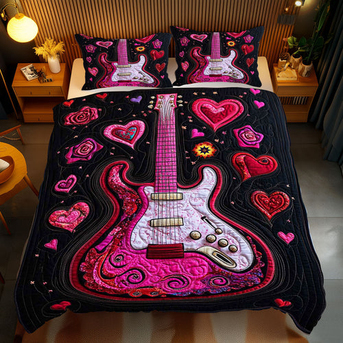 Romantic Electric Guitar WP0512059CL Duvet Cover Set