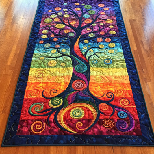 Vibrant Roots WY1905052CL Quilted Table Runner