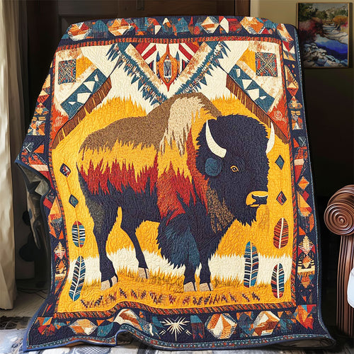 Tribe Bison WP1302011CL Quilt