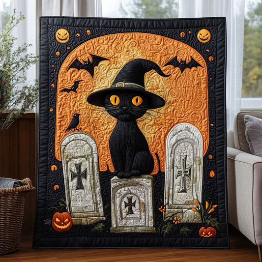 Cat Graveyard DH1809040CL Quilt