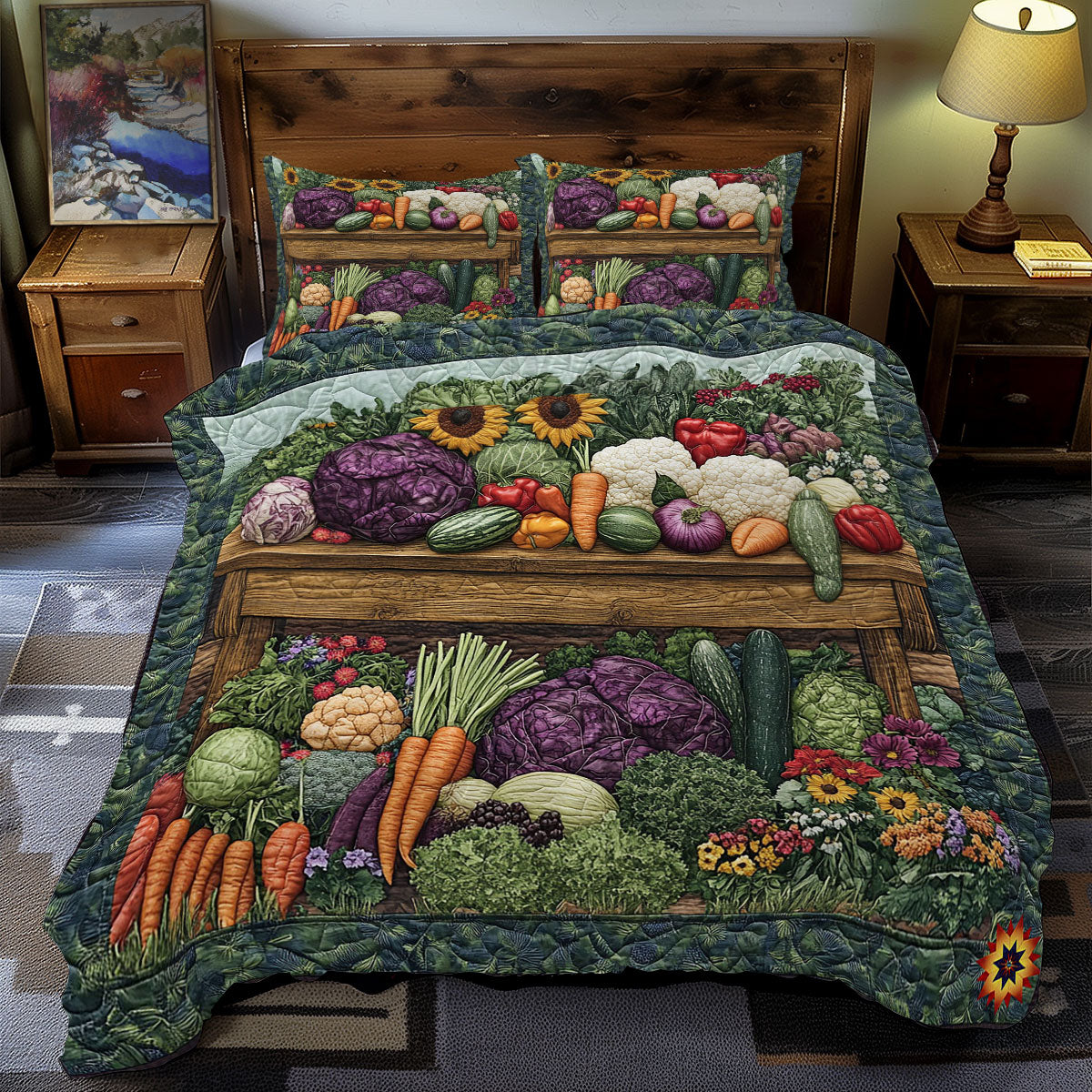 Bountiful Harvest WY2612046CL Duvet Cover Set