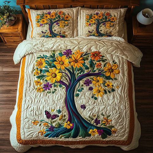 Floral Tree WY0407022CL Duvet Cover Set