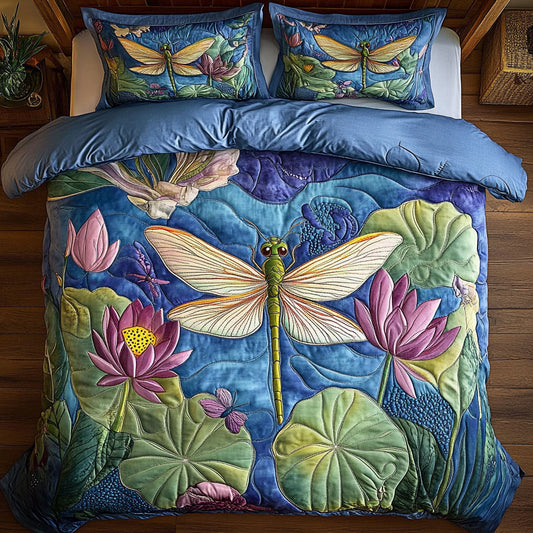 Dragonfly Pond Harmony WY2406046CL Duvet Cover Set