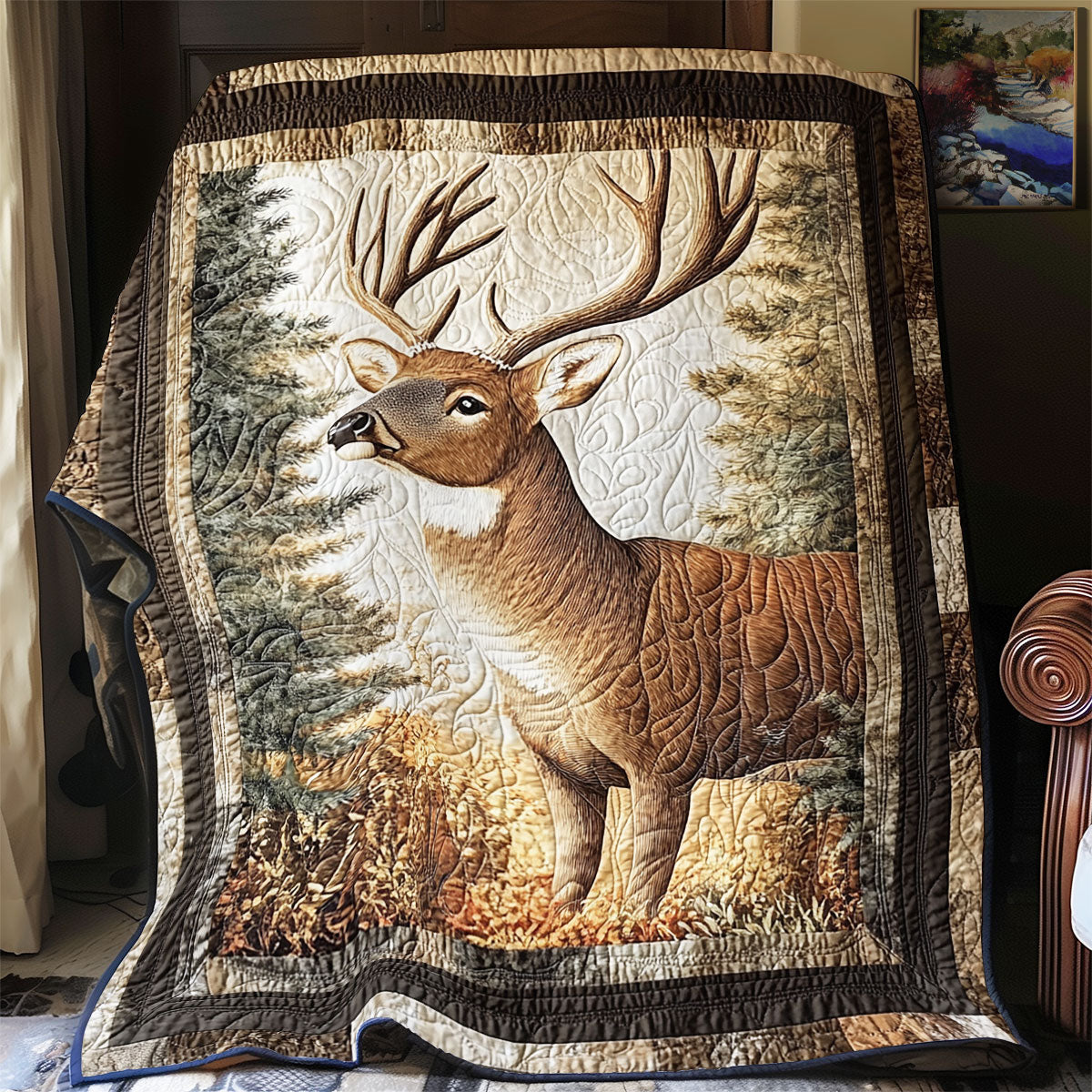 Autumn Forest King YR1801040CL Quilt