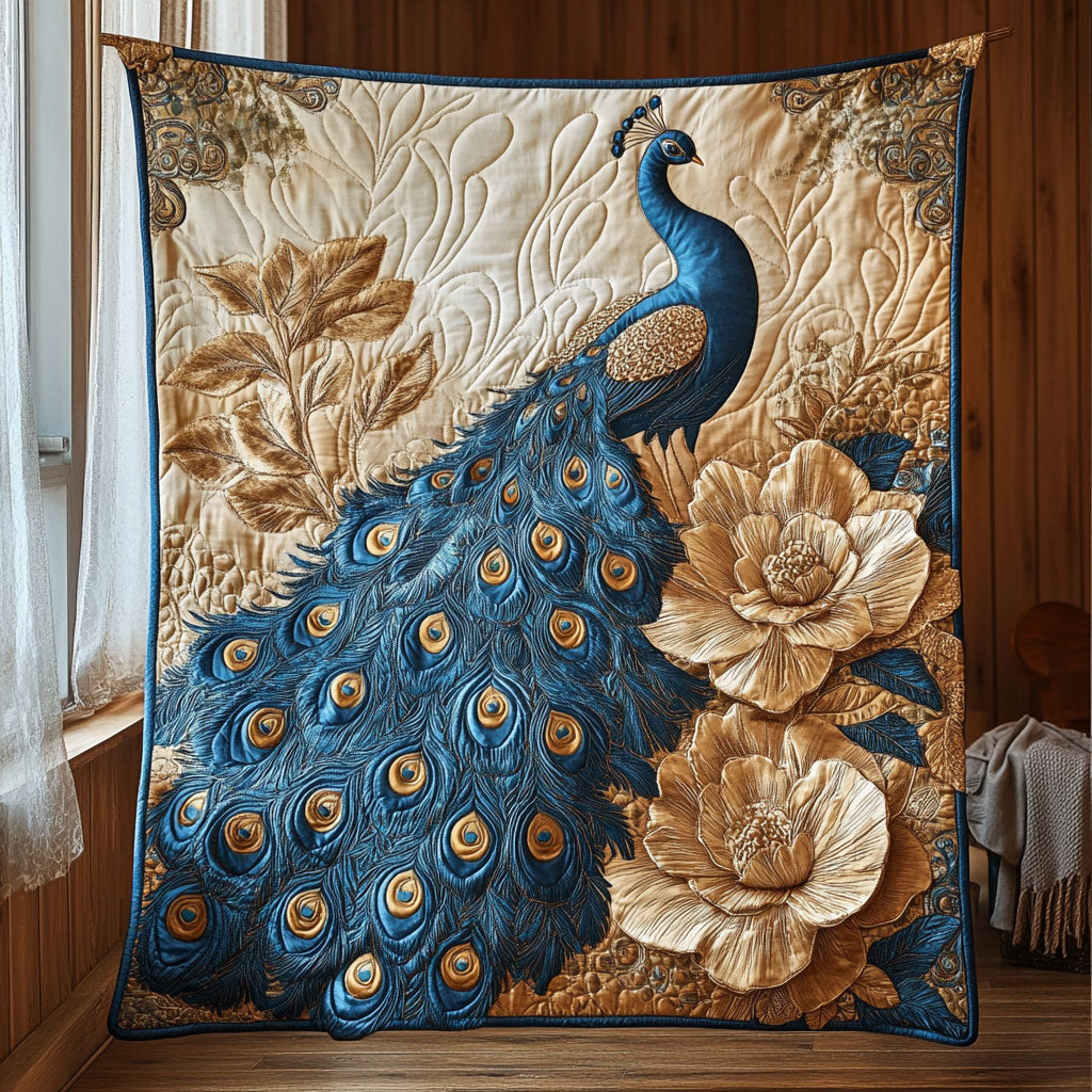 Peacock Flower CW0807037CL Quilt