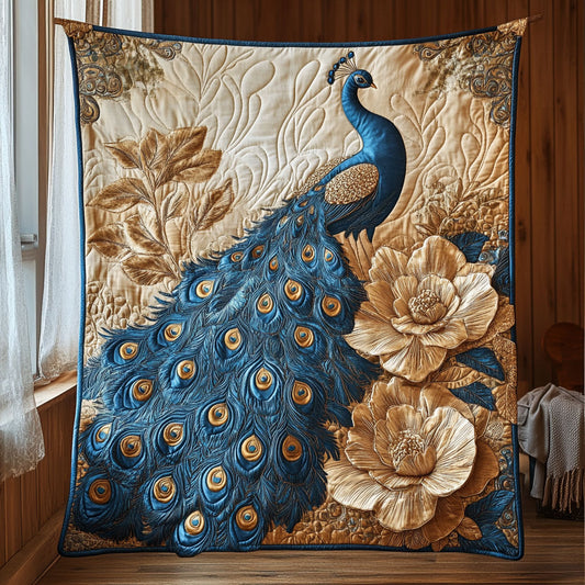 Peacock Flower CW0807037CL Quilt