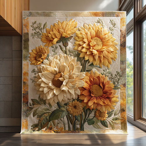 Bloom Sunflower CW1408050CL Quilt