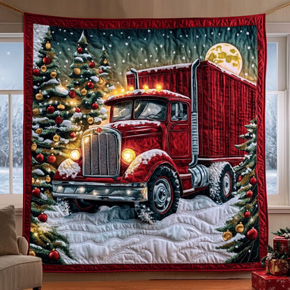 Christmas Container Truck KL1111003CL Quilt