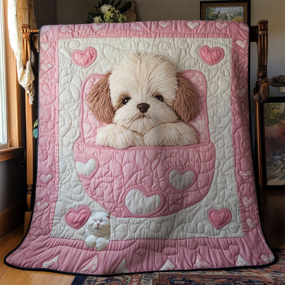 Sweet Shih Tzu WN1511046CL Quilt