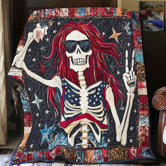 Happy Skull WX0406026CL Quilt