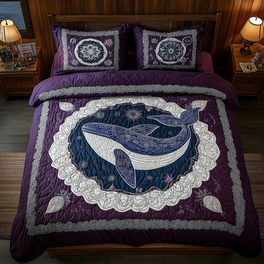 Purple Whale WY1001075CL Duvet Cover Set