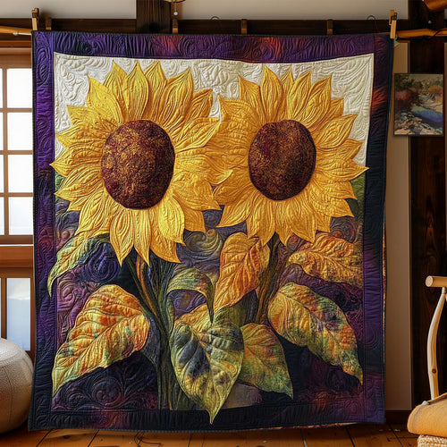 Whispering Sunflowers WN1703068CL Quilt