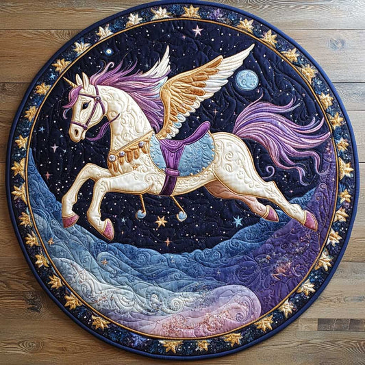 Toy Horses CQ1405015CL Quilted Round Mat