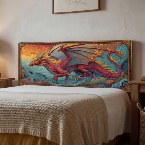 Ancient Wyrm CP1512063CL Quilted Headboard Slipcover