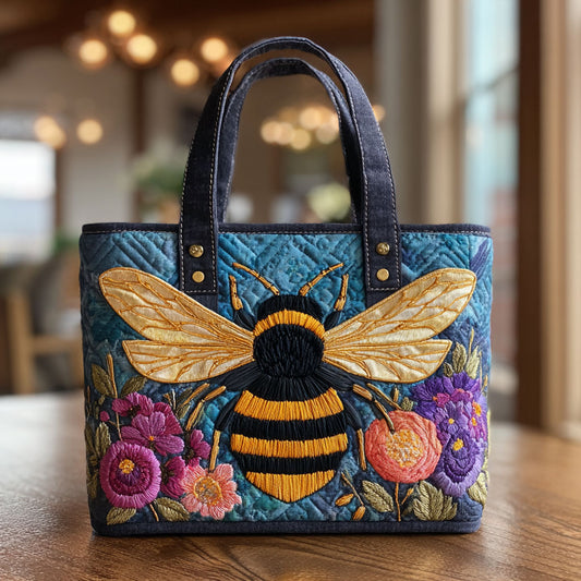 Bee Blossom CW2209004CL Quilted Tote Bag