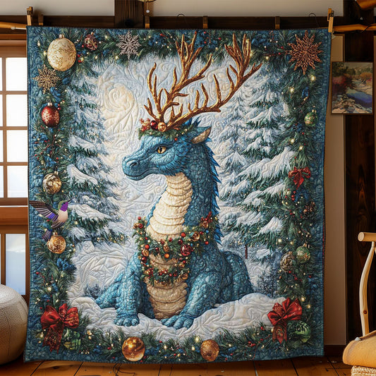 Yuletide Dragon Cheer WN1812037CL Quilt