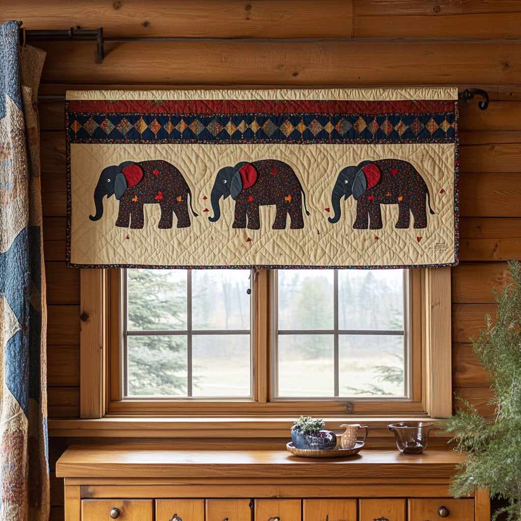 Native Elephant WJ2003068CL Quilted Valance