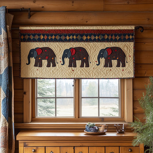 Native Elephant WJ2003068CL Quilted Valance