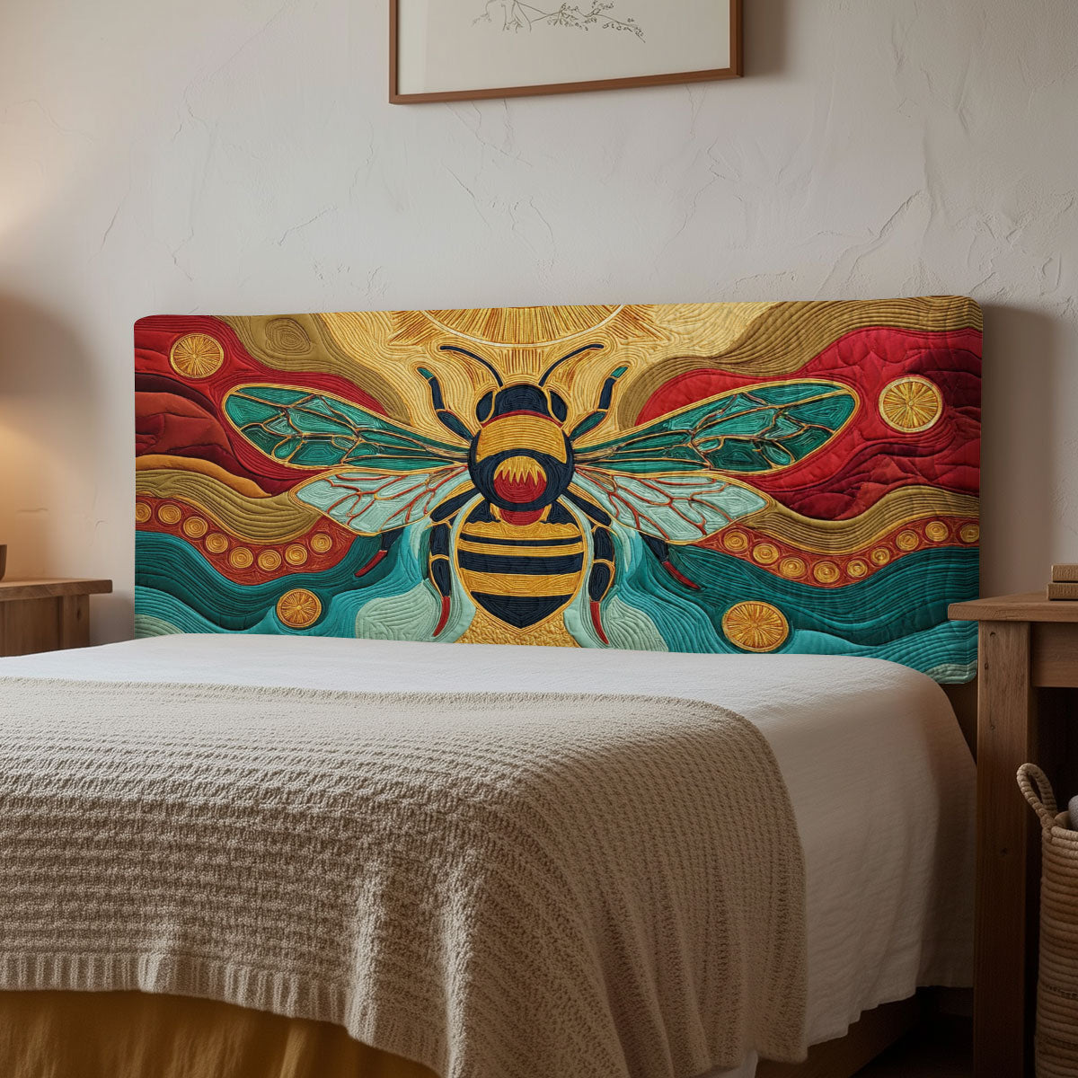 Solar Bee CP2212041CL Quilted Headboard Slipcover