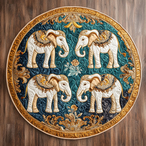 Noble Elephant CW2508036CL Quilted Round Mat