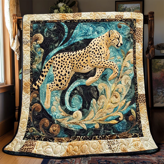 Lightning Leopard WP3012015CL Quilt