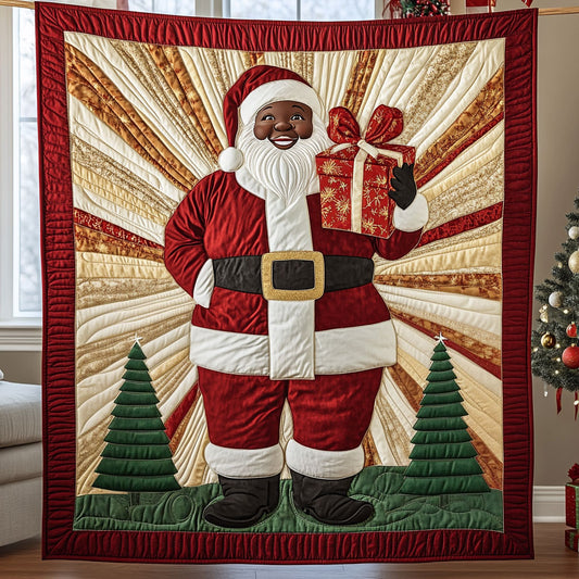 Black Santa's Holiday LT0611005CL Quilt