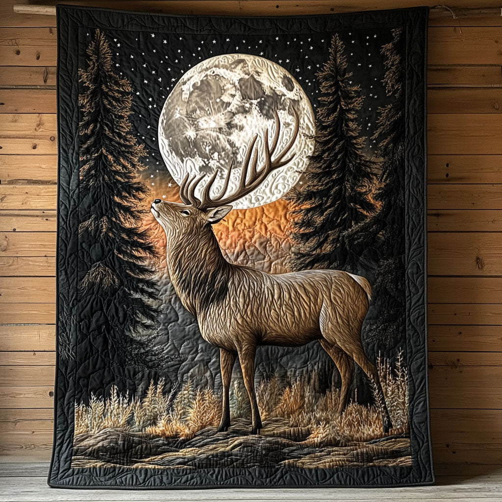 Night Deer CW3004098CL Quilt