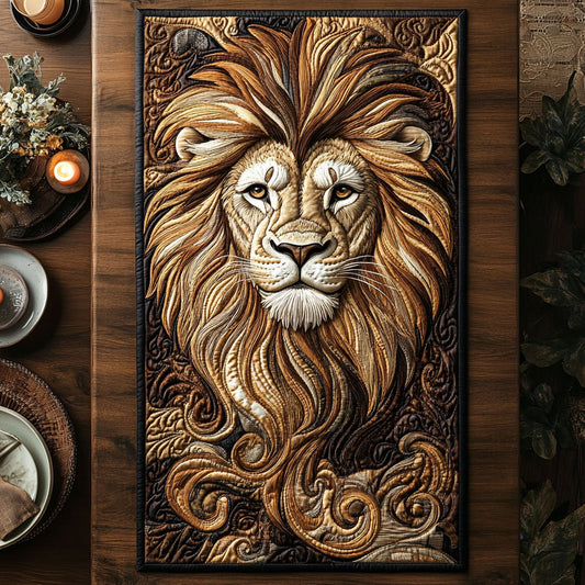 King Lion CW1001087CL Quilted Table Runner