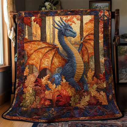 Golden Forest Dragon WN1912042CL Quilt