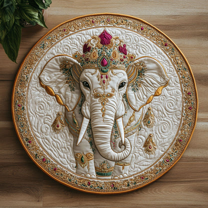 Royal Elephant CW2005286CL Quilted Round Mat